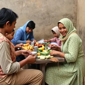 refeições diárias