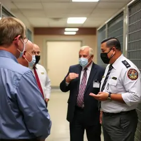 Uldurico Júnior visitas a presídios