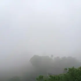 nevoeiro em Eunápolis