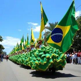 desfile do 7 de setembro em Eunápolis