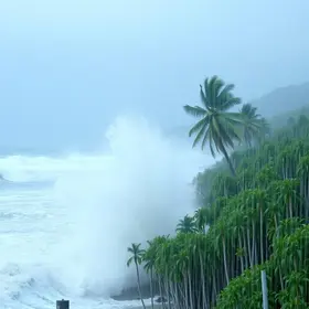 Inmet alerta chuvas ventos fortes Sul da Bahia