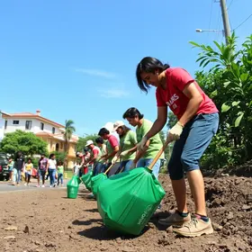 Santa Cruz Cabrália mobiliza comunidades no Dia Mundial da Limpeza