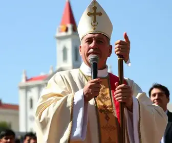 Padre cancela ato religioso